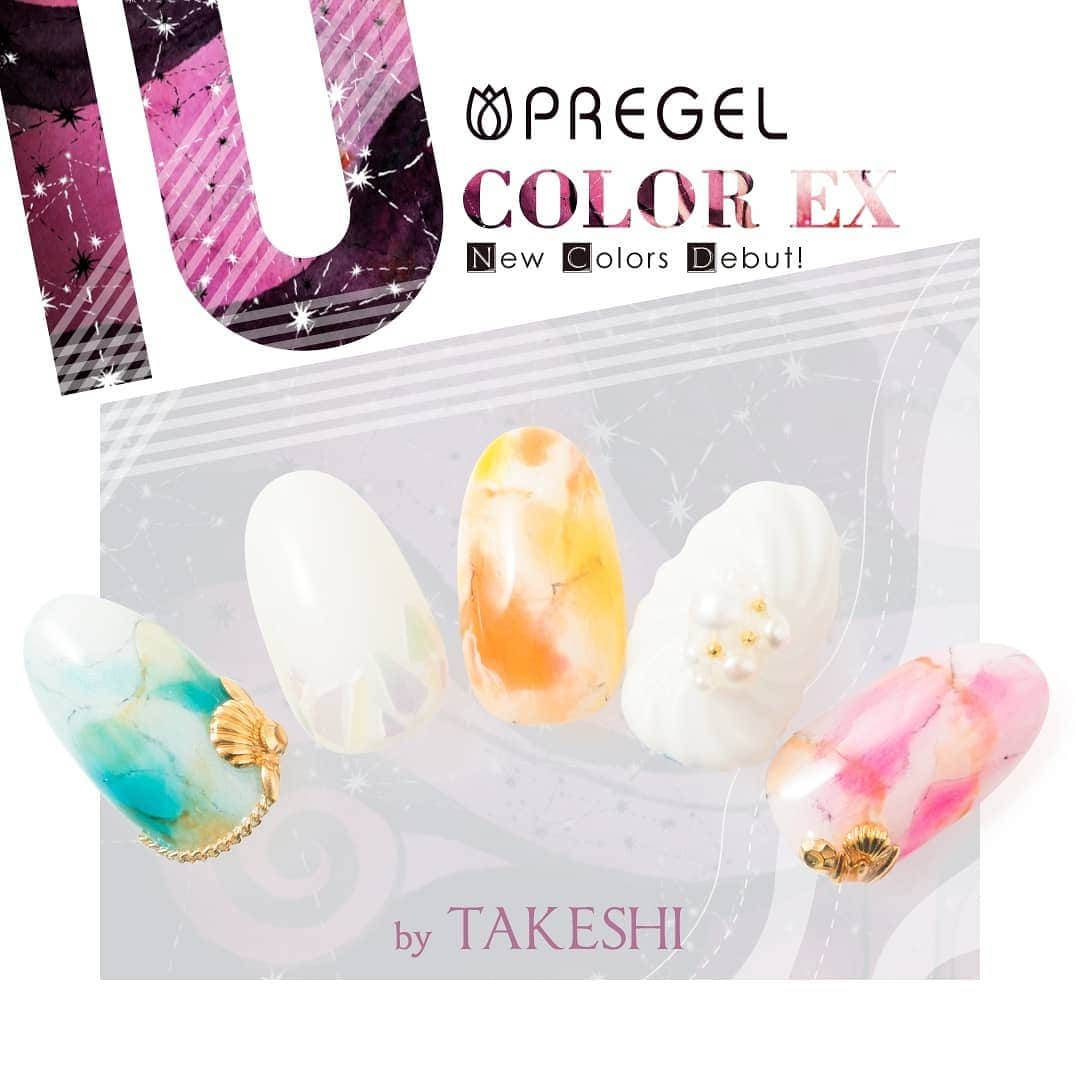 PREGELさんのインスタグラム写真 - (PREGELInstagram)「PREGEL カラーEXから定番パールのジャストな10色がデビュー！﻿ シーンを選ばず一年中使いやすい、肌なじみの良いトレンディなパールカラーです。﻿ 7月23日一般発売開始☆﻿ ﻿ ﻿ Art → by TAKESHI﻿ ﻿ 【使用商材💅】﻿ 568 ミルクのお星様 -P﻿  000 ミキシングクリア ﻿ N258 カカオ neo﻿  801 ピーチドロップ﻿  802 オレンジドロップ﻿  803 レモンドロップ﻿  807 ソーダドロップ ﻿ L04 ライナーブラック﻿  L05 ライナーホワイト﻿ ﻿ 【PRANFA】﻿ 3Dパウダー﻿ ﻿ 【PREXY】﻿ PRX4807 ﻿ PRXCHN-006G﻿ SPRX6141﻿  SPRX6143﻿  SPRX6219﻿ ﻿ 【きまぐれキャット】﻿ きまぐれステッカー PS-023﻿ ﻿ ﻿ ﻿ #プリアンファ﻿﻿﻿ #ネイル﻿ #プリジェル﻿﻿﻿ #パールカラー﻿ #トレンドネイル﻿﻿ #オフィスネイル﻿ #大人ネイル﻿﻿ #デザインネイル﻿﻿ #可愛いネイル﻿﻿ #美甲﻿﻿﻿﻿ #gelnailsart﻿﻿﻿﻿ #instanailstyle﻿﻿﻿﻿ #gelnails﻿﻿﻿﻿ #artnail﻿ #designnail﻿ #アートネイル」7月24日 11時43分 - pregelofficial