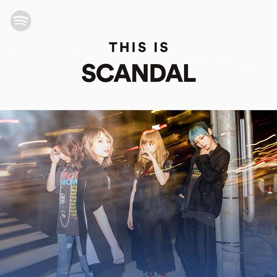 SCANDALさんのインスタグラム写真 - (SCANDALInstagram)「@spotifyjp でよく聴かれている楽曲からセレクトされたオールタイムベストなプレイリスト "This Is SCANDAL" 公開中！ぜひフォローして下さい！ - Make sure to follow and stream "This Is SCANDAL" on Spotify!! #scandal #spotify」7月24日 12時37分 - scandal_band_official