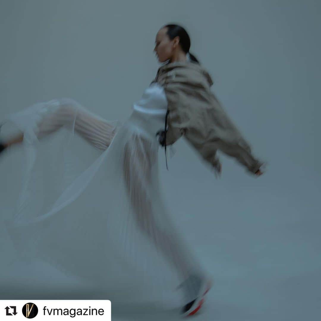 HYKEさんのインスタグラム写真 - (HYKEInstagram)「#Repost @fvmagazine with @make_repost ・・・ Success is one step away - the gorgeous @lixiaoxing_li in @hyke_official x @thenorthface  Photo #lukpaige  fashion + creative dir @sandrabenbaruk  Fashion coordinator @camisalls  Fashion assistant @haille_dinger  Production @guvajan  Makeup @kuma1206  Hair @totallywild  Nails @nailzbystormy_blu  Special tx @monaliza.studios . . . . #fvmagazine #fashion #fv #love #hyke #newyork」7月24日 12時53分 - hyke_official