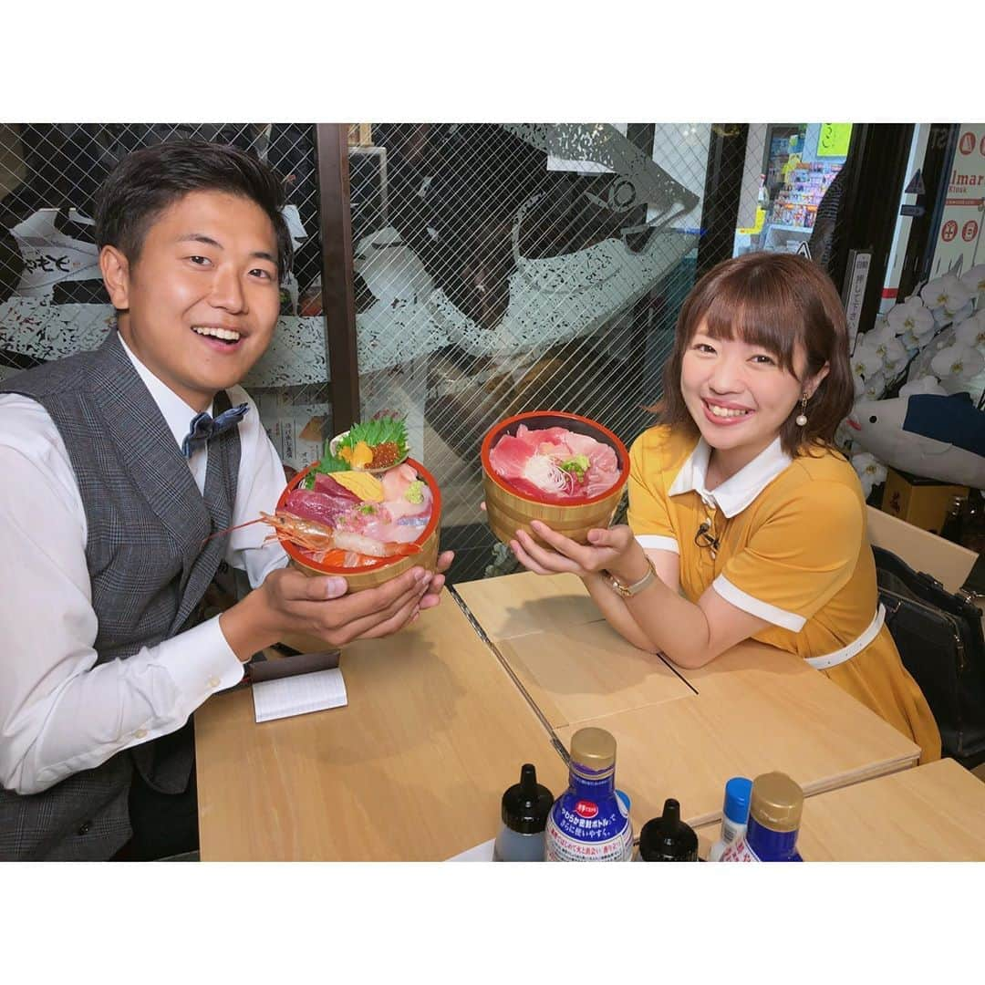 大森万梨乃さんのインスタグラム写真 - (大森万梨乃Instagram)「海鮮は毎週食べても飽きな〜い！ということで今週も「おいしい魚が食べたい！」をリクエスト🐟⭐️ 綺麗なマグロ丼、海鮮丼だけではなく、今週末の土用の丑の日に合わせて極上うなぎもご紹介しますよ〜！ おトクに土用の丑の日を過ごしましょう😊🎶 ただいまテレビこのあと16時45分から！」7月24日 15時17分 - marino_omori