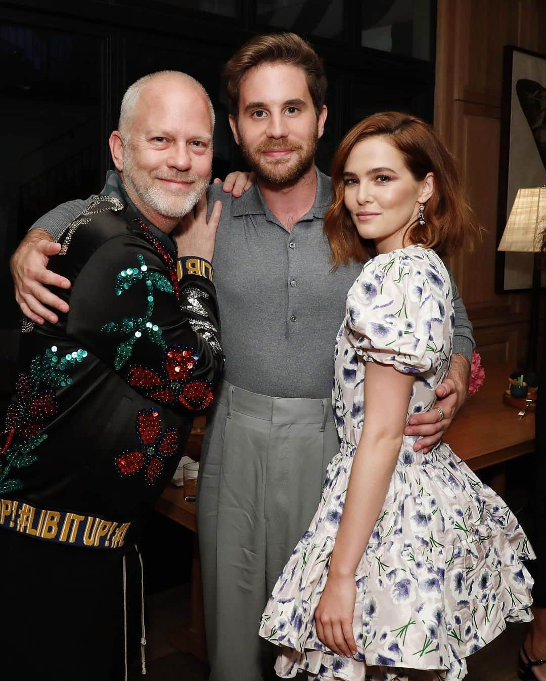 Just Jaredさんのインスタグラム写真 - (Just JaredInstagram)「@mrrpmurphy joins his stars @bensplatt and @zoeydeutch (in @miumiu) at a screening of their new Netflix series “The Politician.” More cast members in attendance included @lucyboynton1 @januaryjones and @dylan.mcdermott!  #BenPlatt #ZoeyDeutch #JanuaryJones #DylanMcDermott #RyanMurphy #ThePolitician Photos: Getty」7月24日 15時31分 - justjared