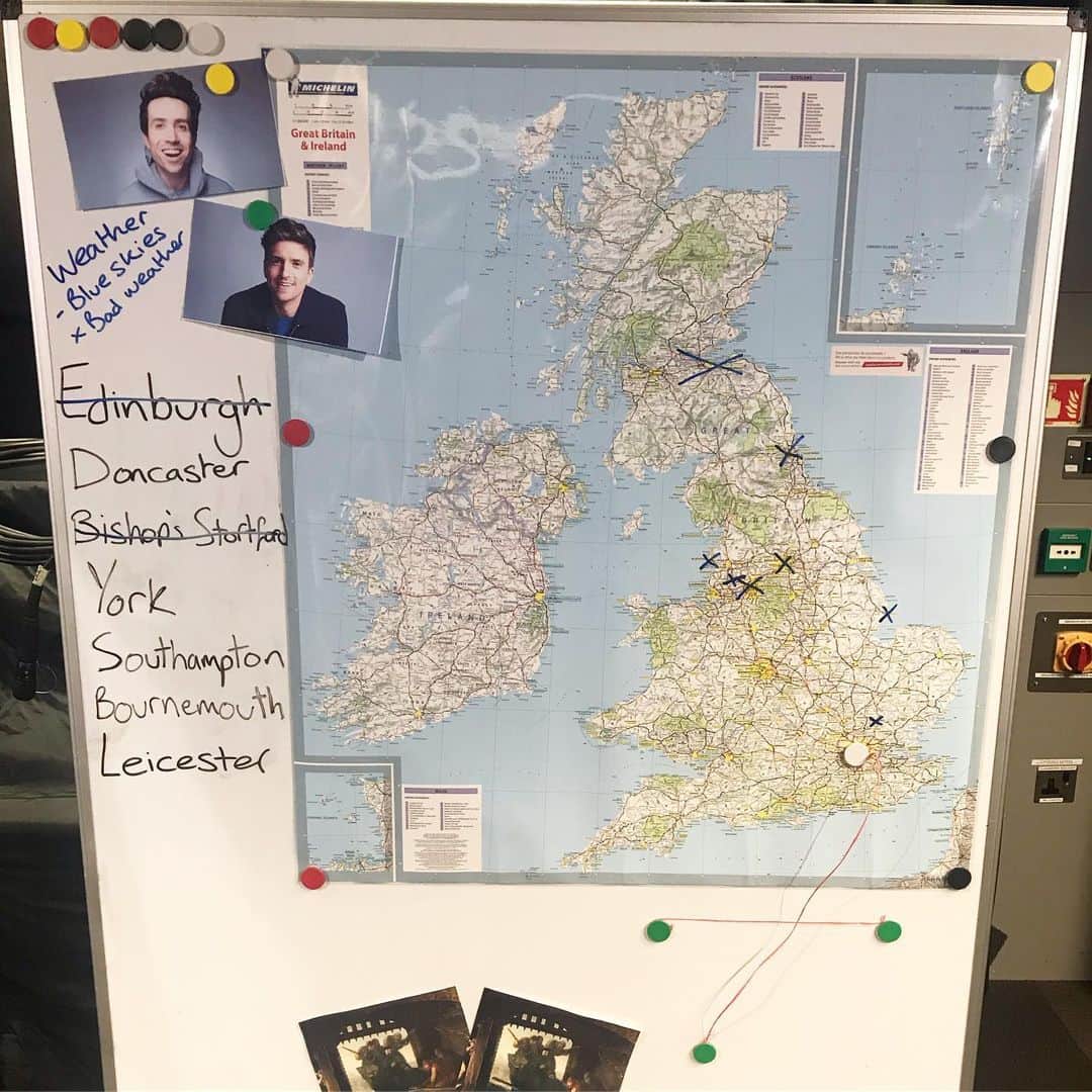 BBC Radioさんのインスタグラム写真 - (BBC RadioInstagram)「They’re still hidden BUT WHERE?! Our team have plotted out the clues so far but we’re not there yet. Help us figure out where @greg_james & @nicholasgrimshaw are 🧐 #HideAndSeek」7月24日 16時14分 - bbcradio1
