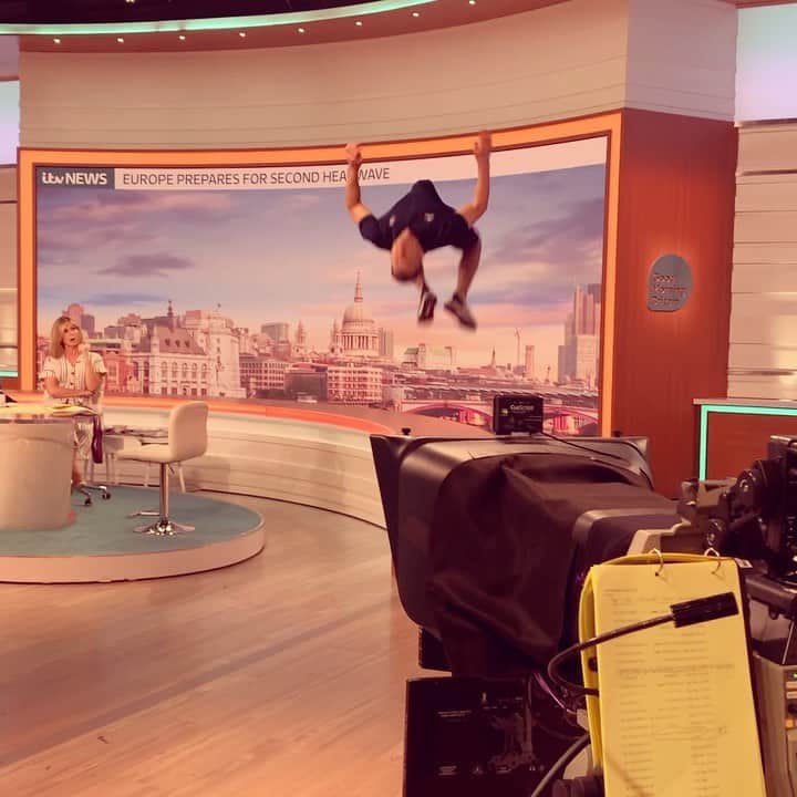 マックス・ウィットロックのインスタグラム：「#OnlyOneYearToGo thanks very much for having me on today @gmb can’t believe it’s 1 year to go to #Tokyo2020 🇯🇵 @teamgb」