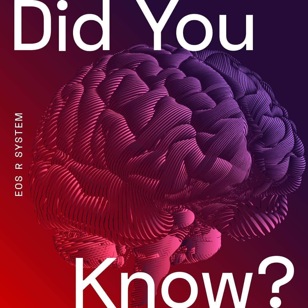 Canon Asiaのインスタグラム：「Did you know that our EOS R cameras function just like the human brain? 🤓 Similar to the nerves in our brain, the 12 pins on the new RF mount allow for swift transmission of large amounts of data between the camera and lens. . The result? ⚡ A more powerful imaging system overall with faster AF, higher image stabilization and image optimization! . . #canon #canoneosr #photography #funfacts #fullframemirrorless #canoneosrp」