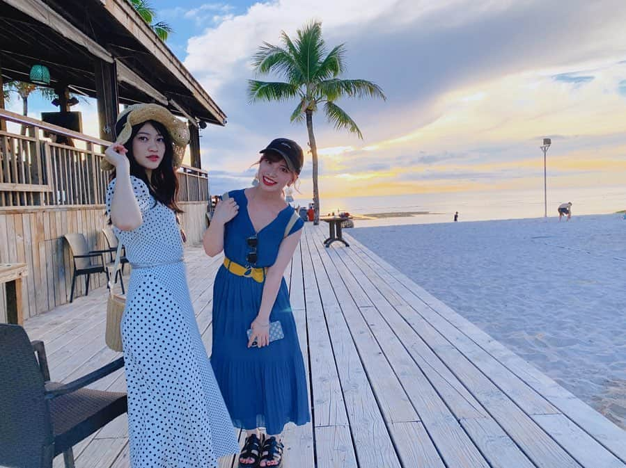 東李苑さんのインスタグラム写真 - (東李苑Instagram)「こちらも #taotaotasi 会場から見える #beach 最高〜〜🏝」7月24日 20時30分 - az_rion