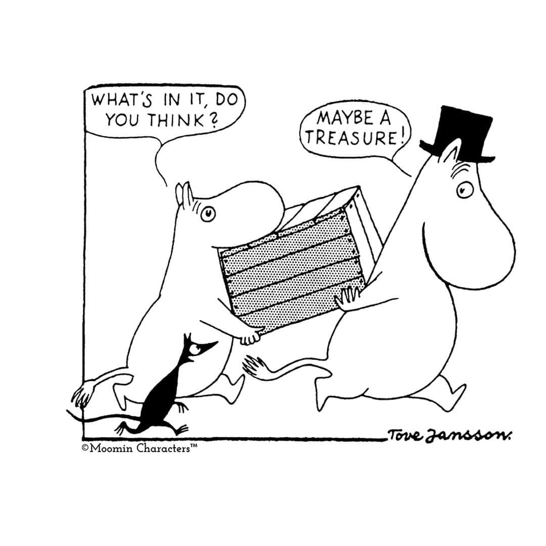 ムーミンさんのインスタグラム写真 - (ムーミンInstagram)「How about some #Moomin comics for #Wednesday - yes, please!😍 Tag a friend and share a bit of Moomin with them!❤️ #Moomincomics #ToveJansson #moominofficial」7月24日 20時50分 - moominofficial