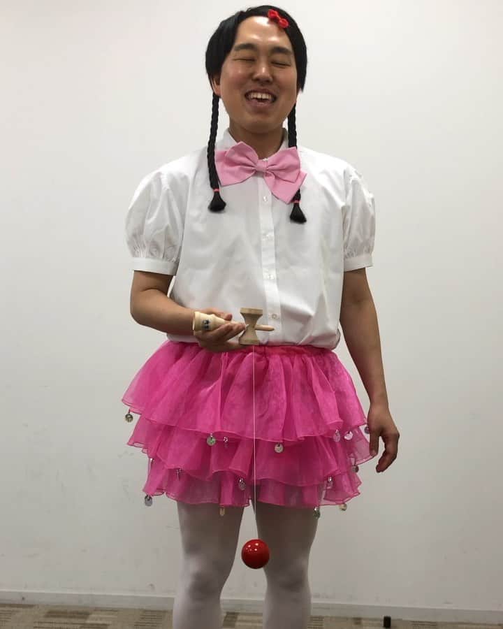のインスタグラム：「【イチゴのショートケーキ】 けん玉ver🍓  収録中〜！！ #如月マロン #握手会 #けん玉にハマりだしたの #また告知するわ♪ #ジェラードン #撮影会」