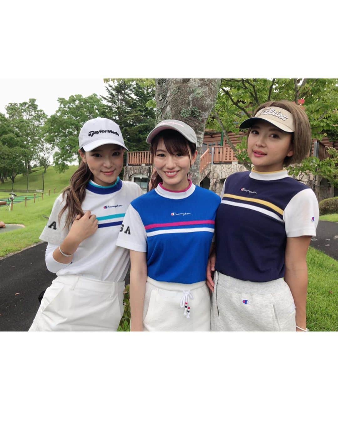 にゃんさんゴルフさんのインスタグラム写真 - (にゃんさんゴルフInstagram)「. . こないだみんなで #チャンピオンゴルフ のウェア 色違いで揃えたよ🥳 . . スニーカーも#スケッチャーズ で お揃いです🥳👟 . #ゴルフ#ゴルフ女子#チャンピオン#カレドニアン#千葉 #golfgirl #ladiesgolf #夏ゴルフ#golfhotties #golfbabes #golflife #golfstagram #japanesegirl #lovegolf  #golfer #ゴルフ大好き#instagolf #スポーツ女子 #골프 #모델 #한국  #高尔夫球 #golfswing #golfvideo #vg_fashion #championjp#championgolf#champion」7月24日 21時56分 - miiiii0228