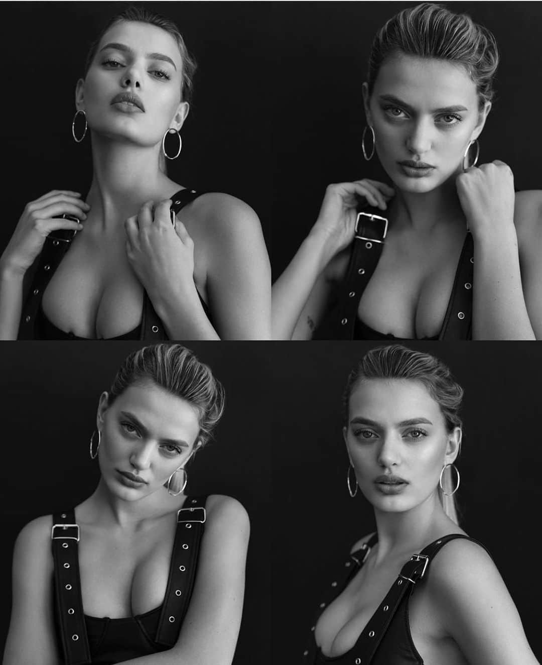 のインスタグラム：「Wet/ soft/ scraped back pony for @bregjeheinen 🖤 by @eliastahan @jacfleurant @nathanhejl #bregjeheinen #annalyles」
