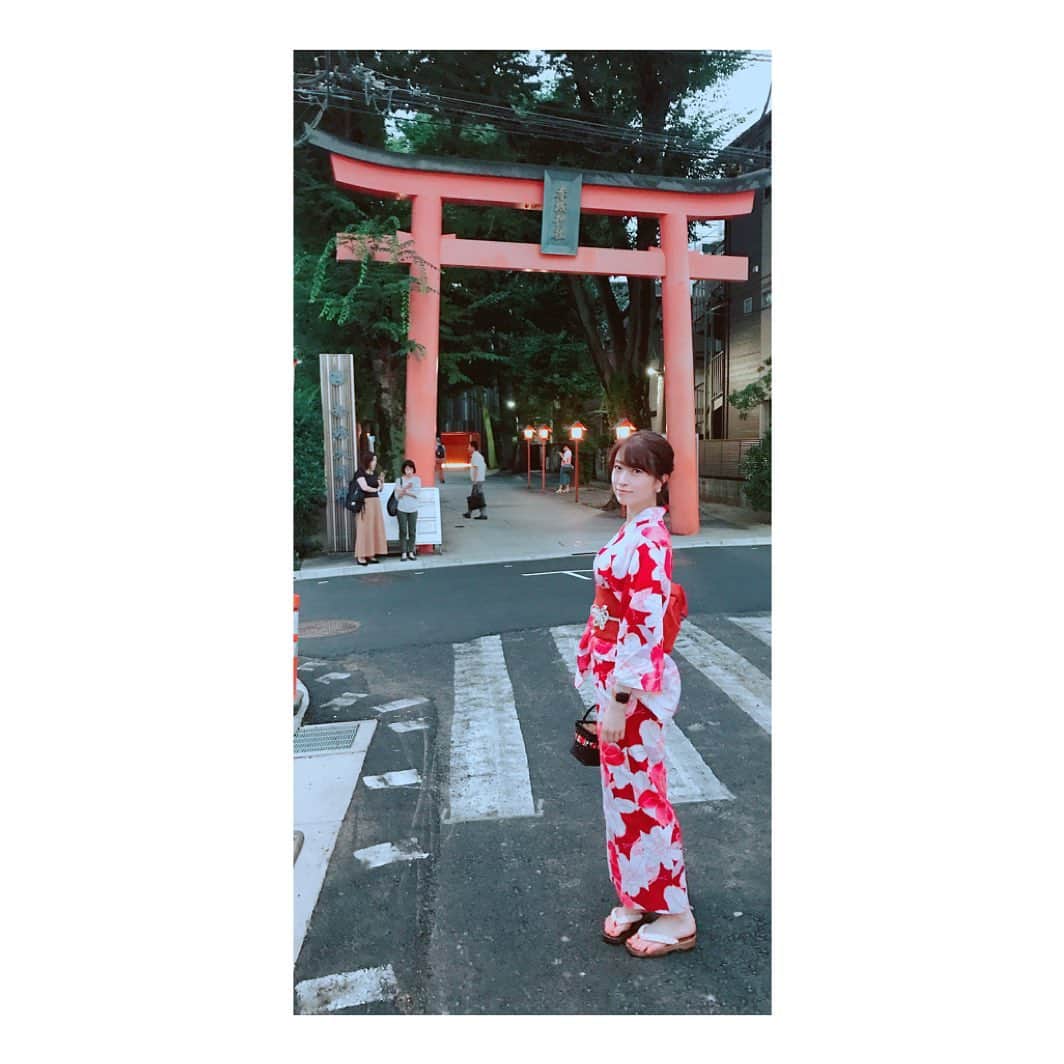 のインスタグラム：「お祭り行ってきた😉✨ Summer festival🤗🍭🍉」