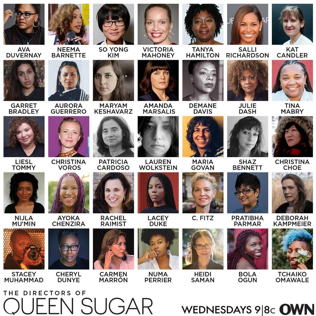 オプラ・ウィンフリーのインスタグラム：「Isn’t this a beautiful sight? Since @queensugarown premiered in 2016, we’ve hired 35 female directors! And for 32 of those directors, it was their FIRST time directing a TV show. So proud of the work we’re doing over at @owntv. Thank you @ava for leading the charge!」