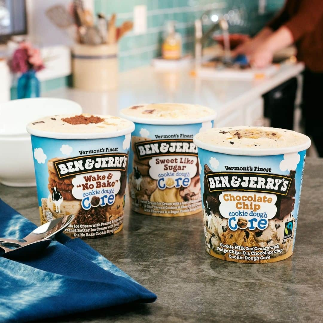 Ben & Jerry'sさんのインスタグラム写真 - (Ben & Jerry'sInstagram)「3️⃣ reasons to stay in tonight.⁠ ⁠ Find them near you at the link in our bio!」7月25日 0時05分 - benandjerrys