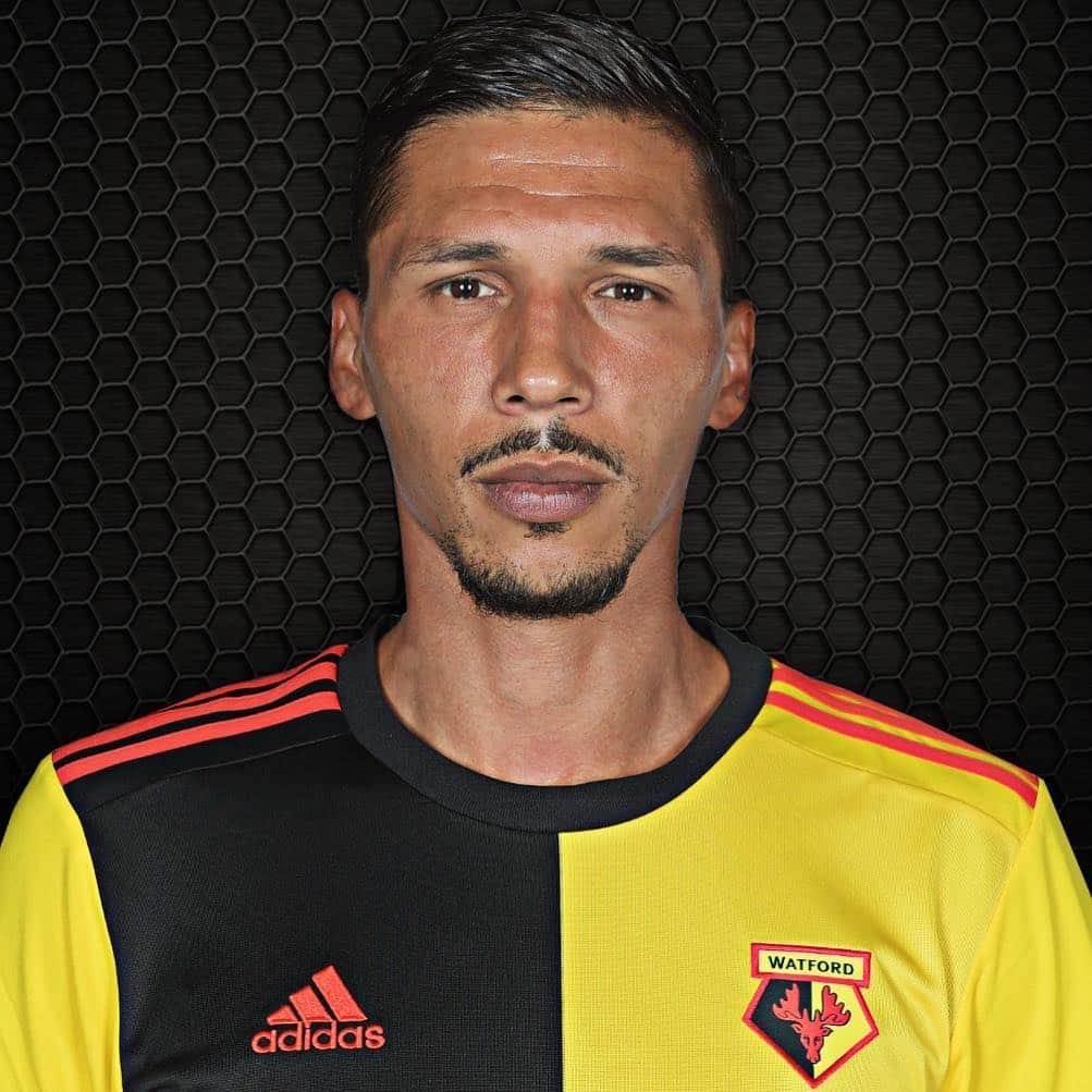ヨゼ・ホレバスのインスタグラム：「Suited up and ready for the season 🔥⚽️ #watfordfc #hornets #season #newshirt #uniform #premierleague #nikefootball」