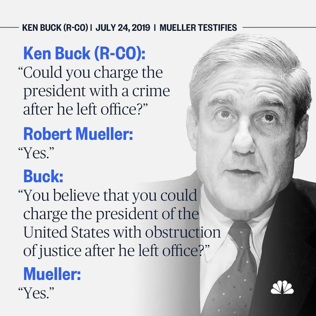 NBC Newsさんのインスタグラム写真 - (NBC NewsInstagram)「Live coverage of the #MuellerHearings at the link in our bio.」7月25日 0時35分 - nbcnews