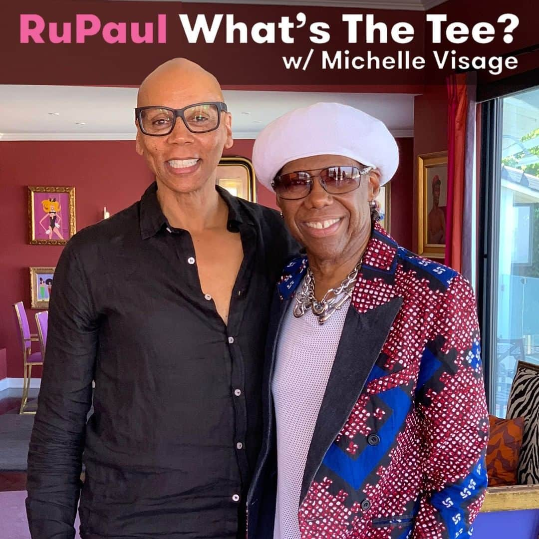 ナイル・ロジャースさんのインスタグラム写真 - (ナイル・ロジャースInstagram)「My episode on @RuPaulOfficial's "What's The Tee? w @MichelleVisage" #podcast is now live. Check it out on:  Apple Podcasts: https://apple.co/2SBABxv Spotify: https://spoti.fi/2JQPVDX SoundCloud: http://bit.ly/2OjuXS8」7月25日 1時00分 - nilerodgers