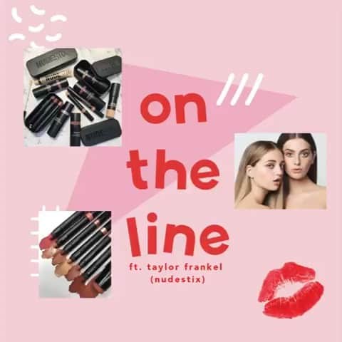 Estée Lalondeのインスタグラム：「Natural beauty is the aim of the game for this Canadian beauty brand! I love their products! Thanks for coming on the show @taylor_frankel @nudestix  Listen now by clicking the link in the bio and subscribe to @youreontheline so you never miss an episode 💋 #onthelinepodcast」