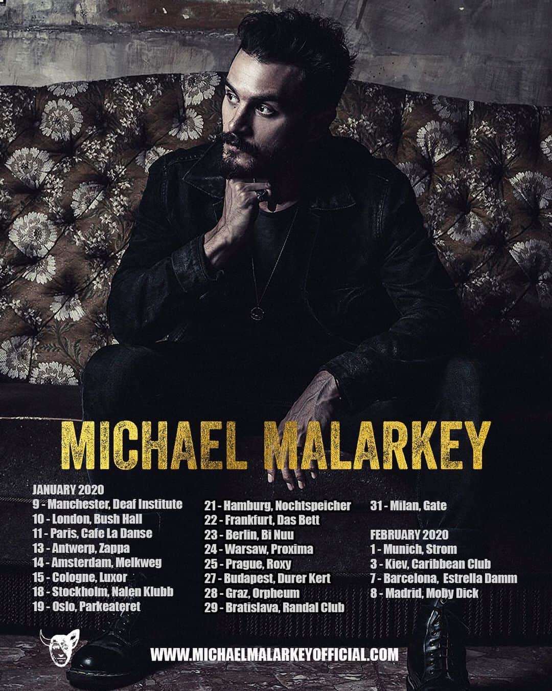 のインスタグラム：「January/February 2020 European Tour is ON SALE NOW! ・・・ Link in bio for tickets. See you on the road... 🐺」
