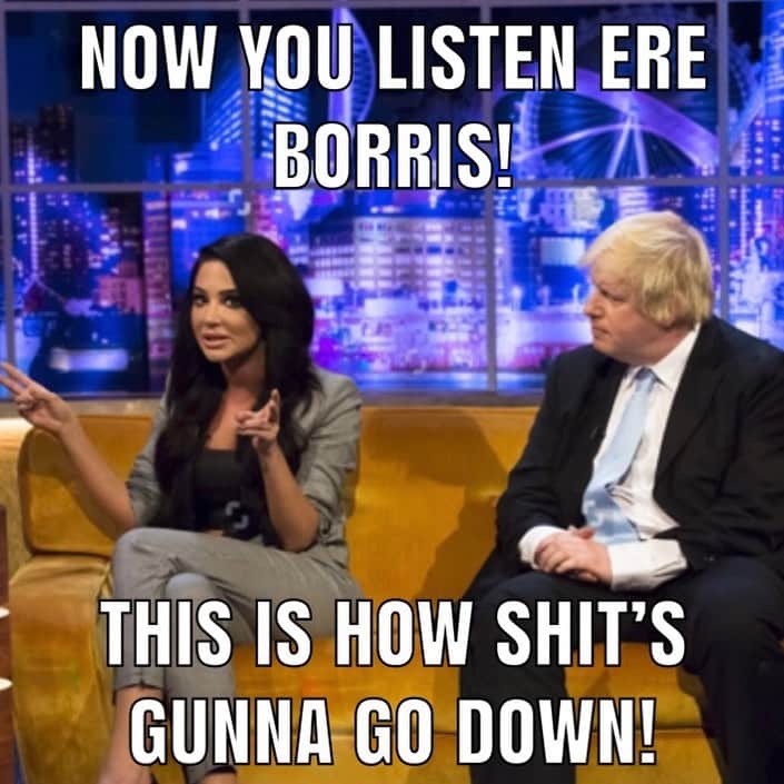 Tulisaさんのインスタグラム写真 - (TulisaInstagram)「🤣 #dmmewhatuwannatellborris #alreadymakingcalls #yomrprimeminister (Disclaimer: I have not spoken to Boris since the show & I am not expressing a political stance but this meme is funny as fuck 🤣)✌🏼」7月25日 3時26分 - tulisacontostavlos