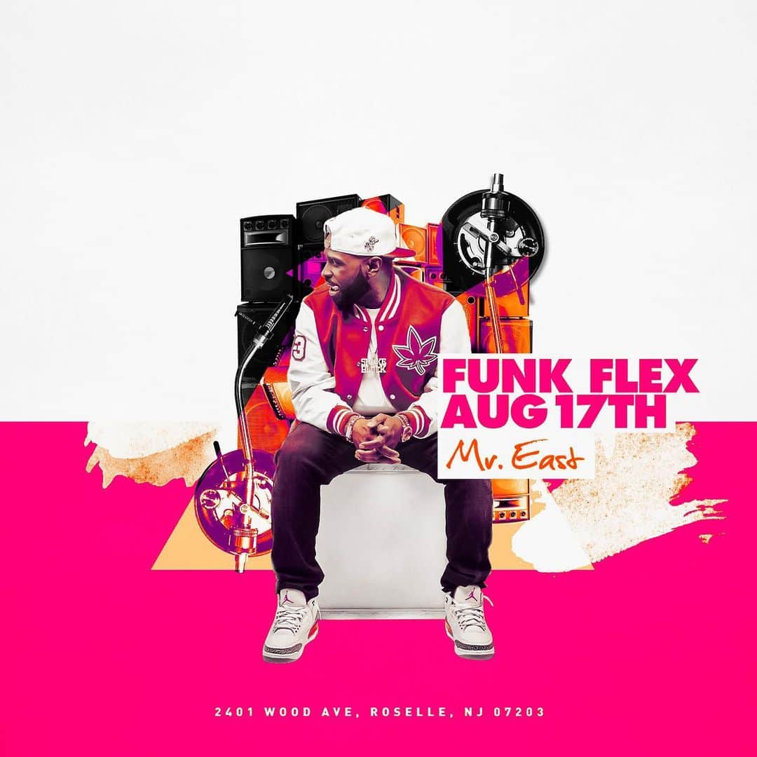 ファンクマスター・フレックスのインスタグラム：「Catch me if u can! FunkFlex on the set! @litdigitaldjs」