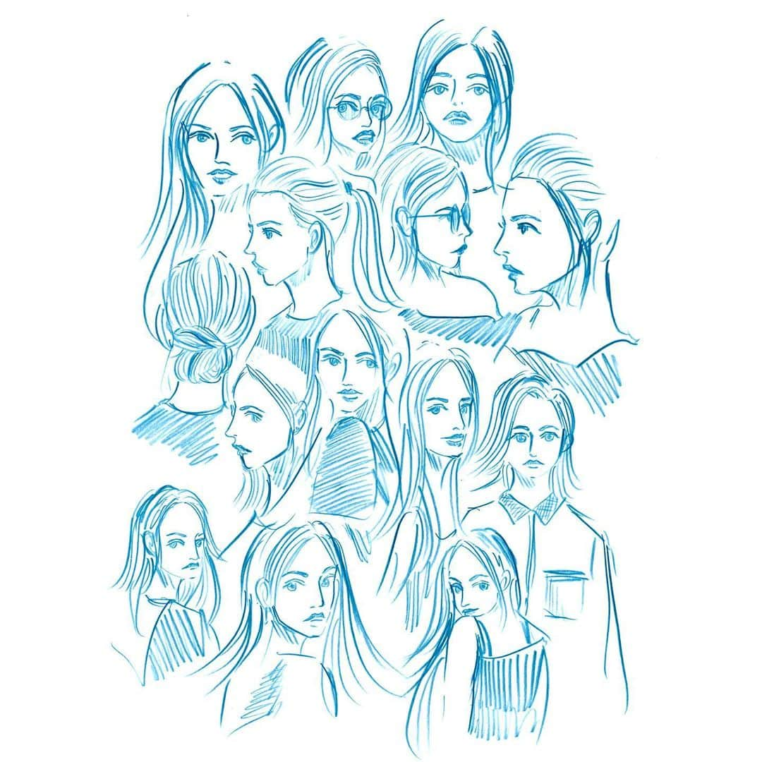 関根正悟さんのインスタグラム写真 - (関根正悟Instagram)「blue sketch✍️ ・ 人を描くのが苦手だった5年前。 今は一番描くのが好きなモチーフ。 また5年後の自分が楽しみだ✏️ ・ 常に苦手と向き合う人生🙄 食べ物でいうと生魚（まぁこれはアレルギーだからしゃあない）・魚卵・酢の物・やたら創作な変化球料理😂 これらはまだ向き合ってない。 ・  #shogosekine #sketch #変化球嫌い」7月25日 13時08分 - shogosekine0319