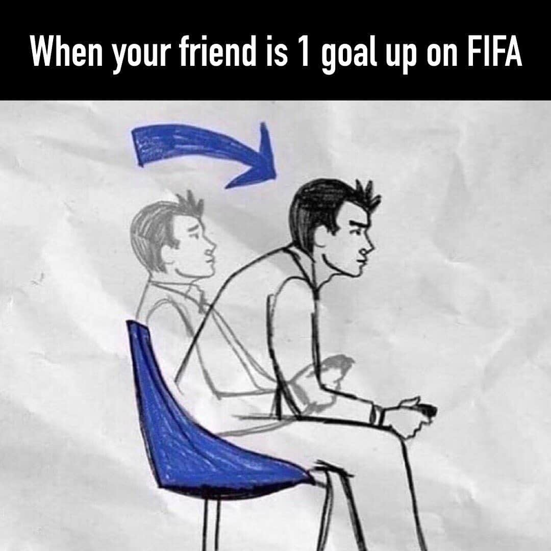 9GAGさんのインスタグラム写真 - (9GAGInstagram)「And then you lose by 4 more 🤭 Follow @matchday for more - #matchday #9gag #fifa #football #soccer #videogames #messi #ronaldo」7月25日 13時59分 - 9gag