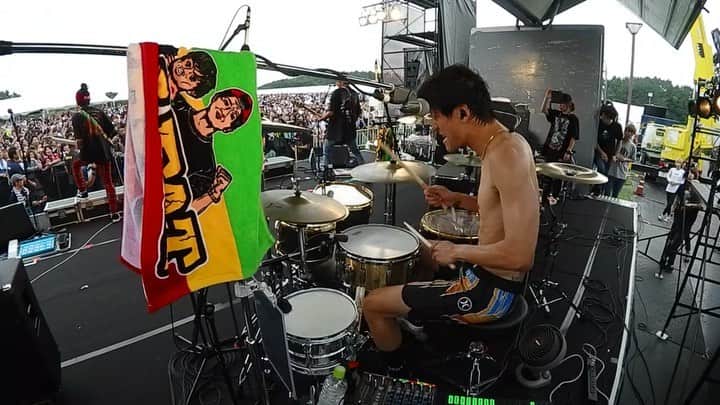 Bunta のインスタグラム：「クリックを捨てて更に速くなったdanana♨️🥁♨️🥁 #totalfat #drumforhappy」