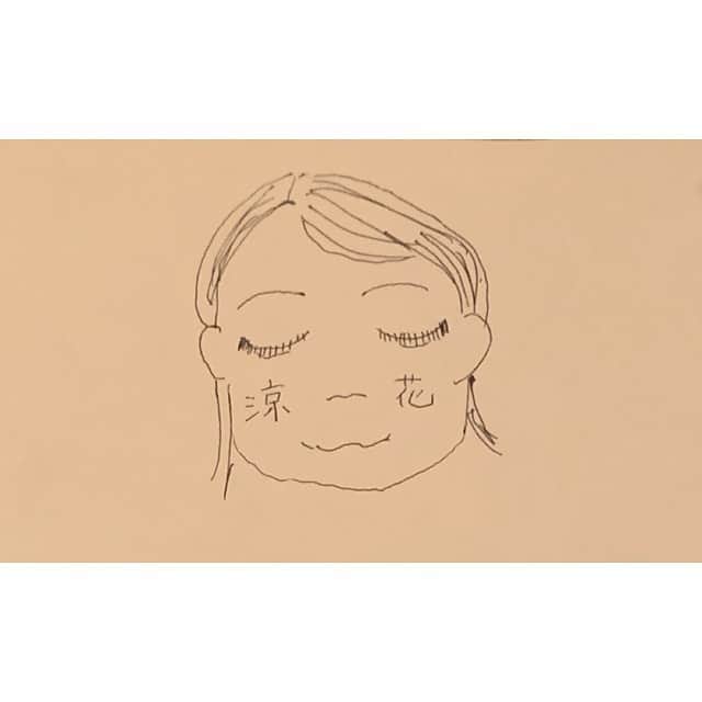のインスタグラム：「🧡 LINEのアイコン写真が無くて こないだ真っ白にして。そしたら「何かあったんかなって心配するよ」ってことでアイコン画を描いてくれはった。お気に入り…♥ 絵/江口のりこさん 久々に行く下北沢は少し煌びやかになってた。。」