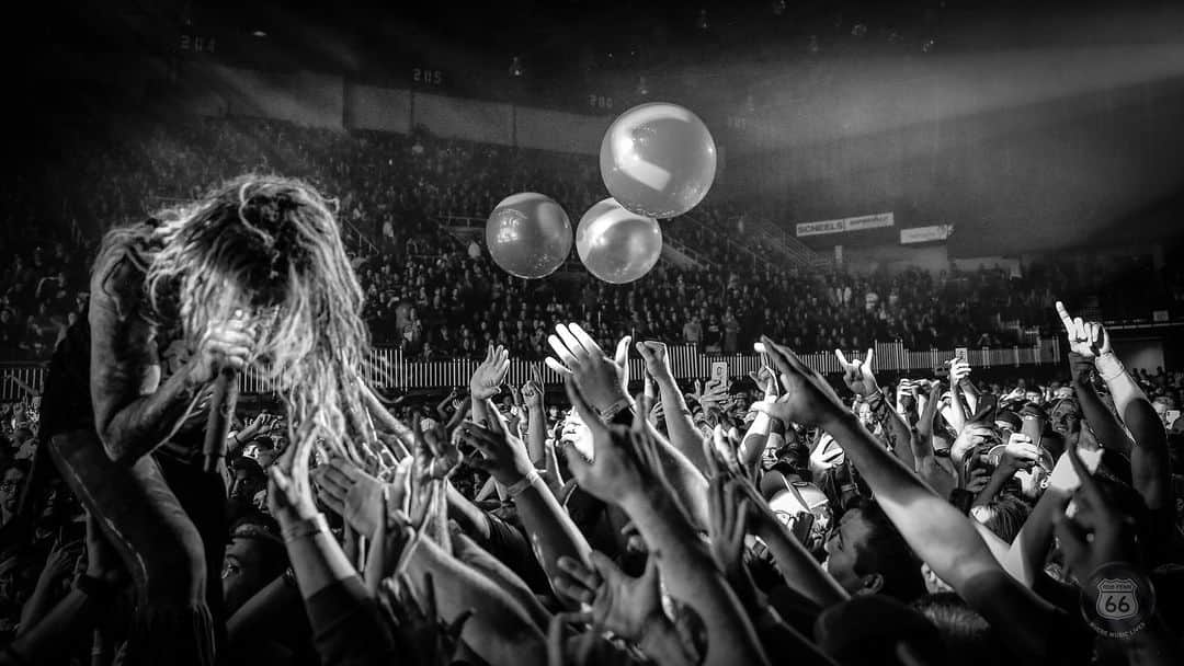 ロブ・ゾンビのインスタグラム：「North Dakota you fucking ruled!!! #robzombie #northdakota #johnfive #piggyd #gingerfish」