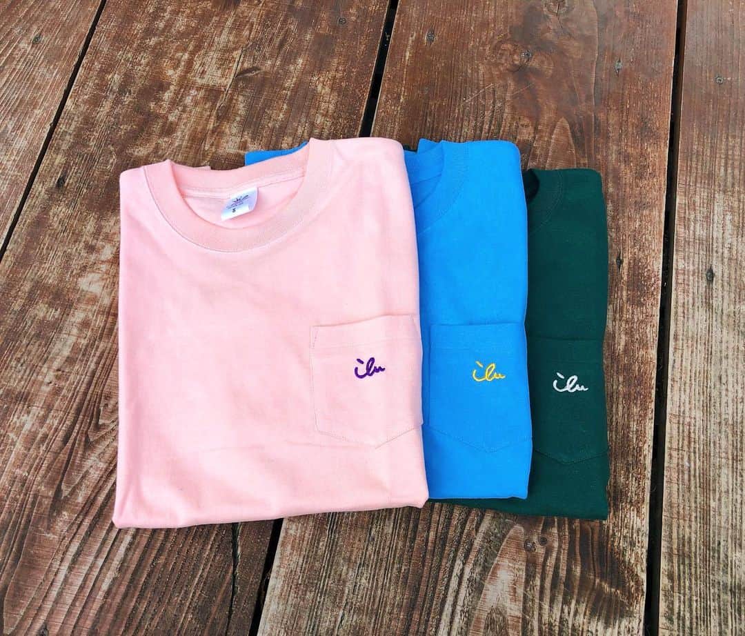 original brand 【ilu098】さんのインスタグラム写真 - (original brand 【ilu098】Instagram)「New Pocket Tee. ちょこっとあいるのポケットTシャツ 新色な3カラーが入荷です♫左から、アプリコット、サックス、グリーン。それぞれS~XLを取り揃えております。 Tシャツをシンプルに 想い出をワイルドに : 本日発売開始！(Web 19時~予定) 沖縄店 OPEN/13:00~19:00 : #ilu098 #okinawajapan #沖縄 #beokinawa #おきなわ #普天間」7月25日 9時17分 - ilu098