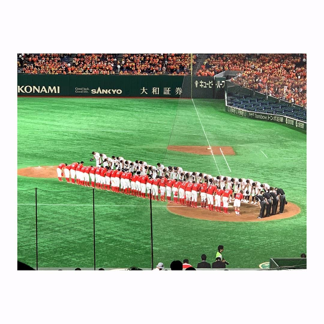 杜野まこさんのインスタグラム写真 - (杜野まこInstagram)「#都市対抗野球 #90回記念大会 #大人の甲子園 #夏のビッグイベント #東京ドーム #野球 #トヨタ自動車 #日立製作所 #準決勝 #始球式 #元ソフトバンクホークス #攝津正 さん #山本祐香 ちゃんと今年も #取材 これてよかった❤️ 会場にいる全ての方が 持ち場持ち場で #全力プレー #一球入魂  #応援のキレ #熱量 #食らいつく姿 #美しい #最後は自力 #気持ちの強さ」7月25日 11時57分 - makomorino