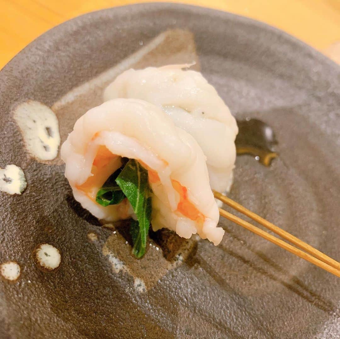のインスタグラム：「串しゃぶおいち〜😂💕 ＊ ＊ ＊ #串しゃぶ#ディナー#食べログ#ヘルシー#野菜#海老#ホタテ#子持ちこんにゃく#グルメ#グルメ女子#グルメな人と繋がりたい#インフルエンサー#ふぉろーみー#たべすたぐらむ#diner#tabelog#healthy#shrimp#gourmet#instagram #instagood #instafood #instapic#loveeating #lovely#followｍe」