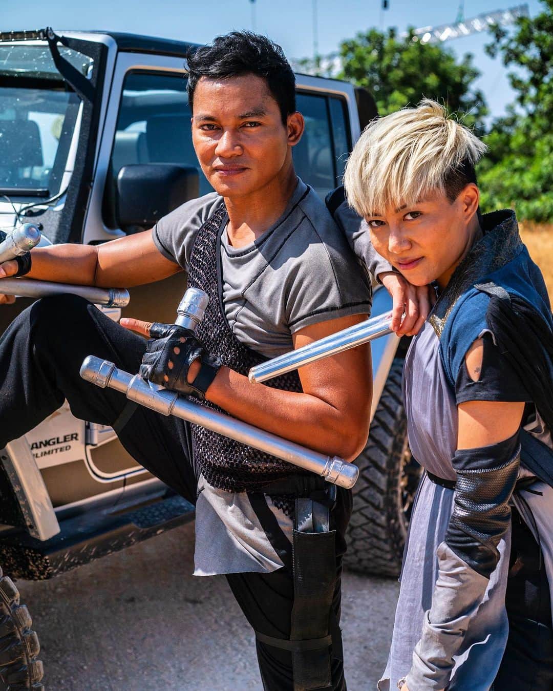 トニー・ジャーのインスタグラム：「Great to work with my friend juju(jujitsu)」
