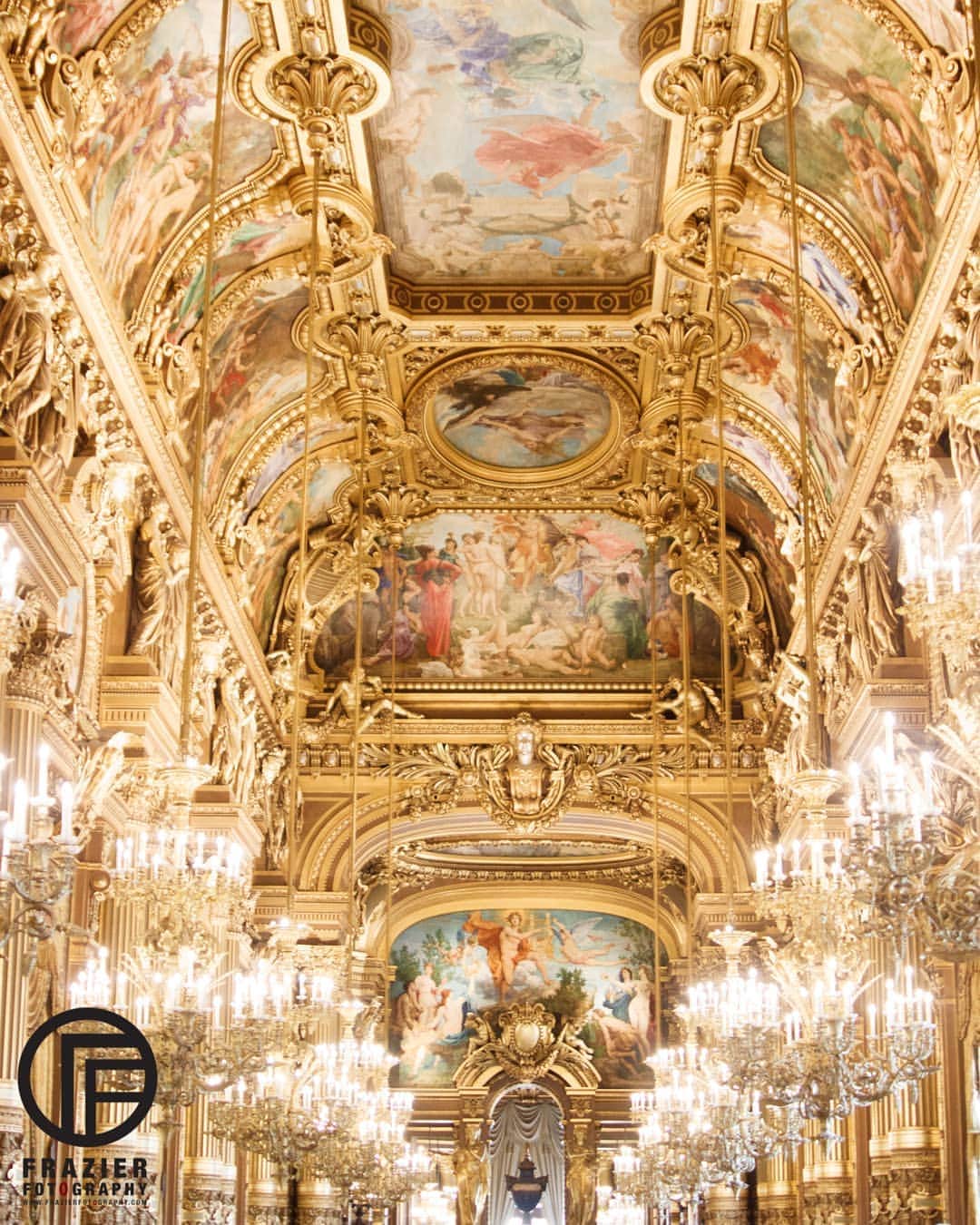 Timo the Fotographerのインスタグラム：「The Palais Garnier, built from 1861 to 1875 for the Paris Opera.  And home of the famous Phantom of the Opera.  This was my first time visiting the opera house, and has been one of my favorite places to go when I'm in Paris.  My first time here was actually my first date with my beautiful wife.  It truly is a magical place filled with history and mystery.  _________  For this series of photos I'm focusing on leading lines.  Although each of these next three shots are very different they are all using lines to draw you into the image.  _________  #fantim #frazierfotography #fantimFotography #landscape #wanderlust #composition #canon #operagarnier #operagarnierparis #france #opera #photooftheday #parisienne #bailarina #OperaGarnier #ballet #Garnier #Par #travelph #lovetravel #igers #europa #traveldestination #travelgram」