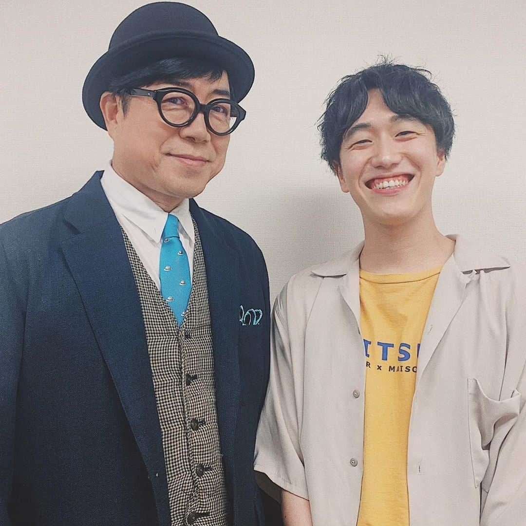 ぶんけいさんのインスタグラム写真 - (ぶんけいInstagram)「中谷日出さんと。 NHKのロゴデザインや、天才てれびくん・天才ビットくん・いないないばあっ！等のアートディレクションもされていらっしゃいます。 #Nコン」7月25日 23時36分 - bunkei.tk