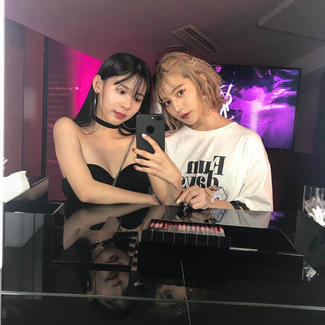 浪花ほのかのインスタグラム：「、 、 、  たまたま偶然お会いしました(`o´)びっくり  #YSL」