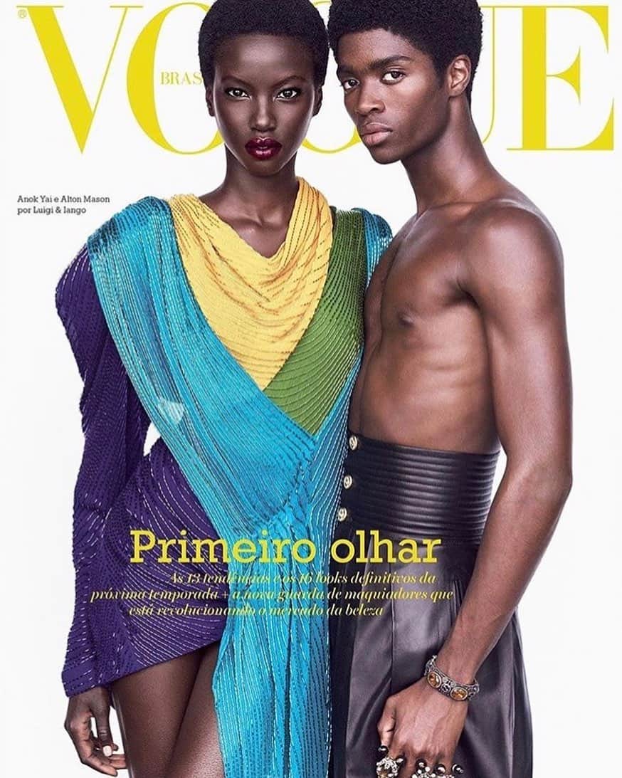 IMG Modelsさんのインスタグラム写真 - (IMG ModelsInstagram)「I Got You, Babe. 💘 #AltonMason (@altonmason) covers @voguebrasil. #📷 @luigiandiango #👔 @pedrosales_1 #👦🏾 #IMGstars」7月25日 23時06分 - imgmodels