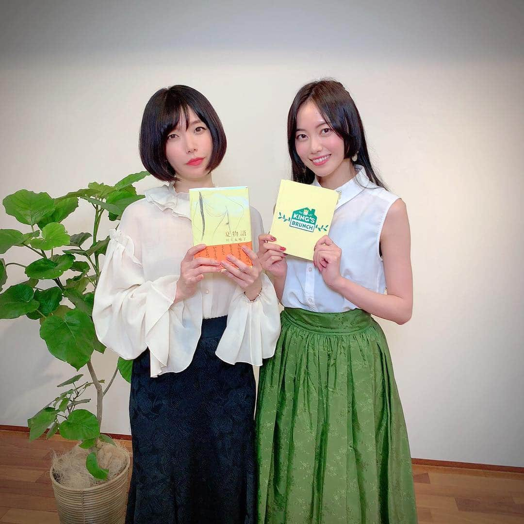 齋藤明里さんのインスタグラム写真 - (齋藤明里Instagram)「今週の『王様のブランチ』はBOOKコーナーと週末トラベルの担当です。 ＊ BOOKコーナーでは川上未映子さんに新作『夏物語』のインタビューをさせていただきました。 女性としてとっても素敵なお話をたくさんしていただき、本当に幸せでした。 ＊ 週末トラベルは熊井ちゃんと岡山へ！ このコンビでは珍しくお天気良いロケでしたので、ぜひぜひご覧くださいませ。 ＊ #王様のブランチ #川上未映子 #夏物語  #岡山」7月25日 23時31分 - akagram0113