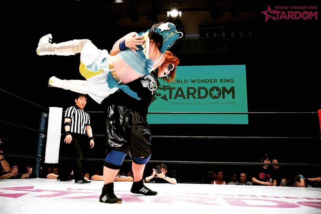 スターライト・キッドさんのインスタグラム写真 - (スターライト・キッドInstagram)「2019.7.24 in Kourakuen vs Hana Kimura&DEATHyamasan&Bobby&Zoe Team Mayu Iwatani&Saki Kashima&Tam Nakano  DEATH山さんに勝ちました！！ だからハイスピードの挑戦表明させて頂きました。 するとそこへ里歩選手が… 詳しくはTwitter見てね！！！ #スターダム #スターライトキッド #勝ちました #挑戦 #ハイスピード」7月25日 16時04分 - stardom_starlightkid