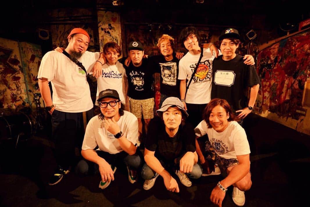 Tatsuyaのインスタグラム：「ここ最近の集合写真。 ええ写真やな〜。 #1枚目 #locodust6 #十三FANDANGO #2枚目 #G_FREAKレコ発 #高崎FLEEZ」