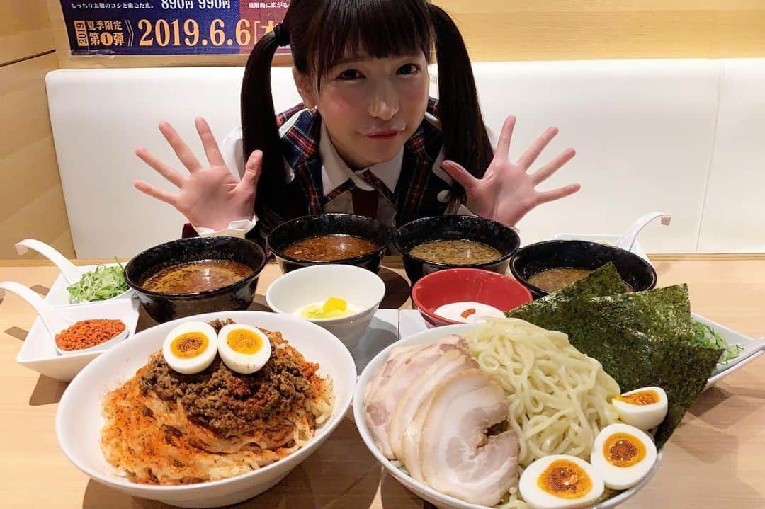 もえのあずきさんのインスタグラム写真 - (もえのあずきInstagram)「博多一風堂さんの夏季限定つけ麺❤️特盛❤️ #博多一風堂#つけ麺#ippudo#ippudoramen」7月25日 17時15分 - moeazukitty