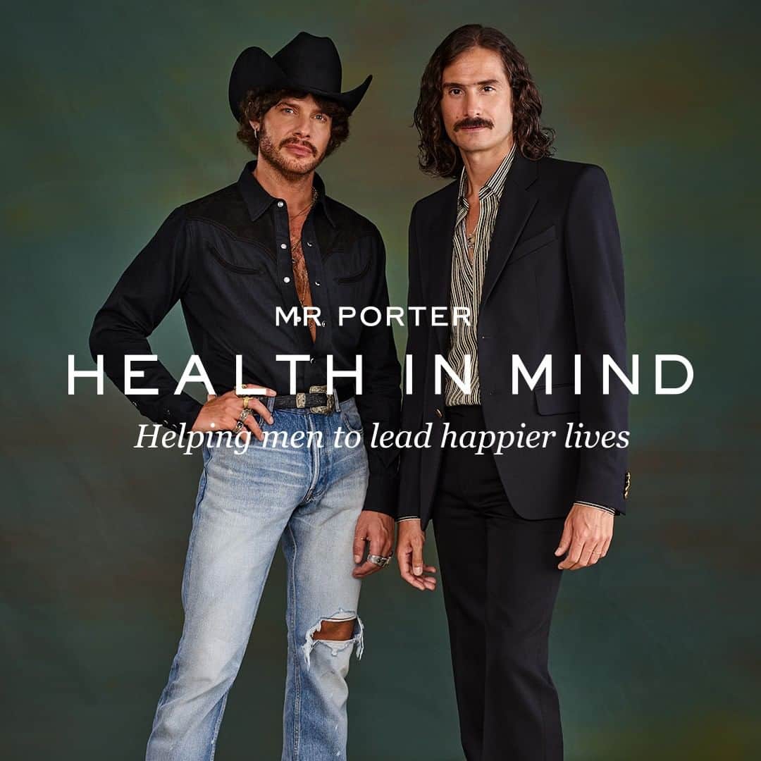 MR PORTERのインスタグラム：「For guys, one of the biggest challenges we face is normalising conversations about mental health – or, to put it simply, talking to each other about how we’re feeling. In that spirit, we’re making a commitment to raising awareness of physical and mental health with our new initiative, MR PORTER Health In Mind. To kick things off, we spoke to some firm friends from the fashion world (including Messrs @luke_jefferson_day and @bengcobb, pictured here) about the importance of having a mate to talk to.⁠ -⁠ Head to the link in bio or stories to discover more. #MRPORTERHealthInMind」