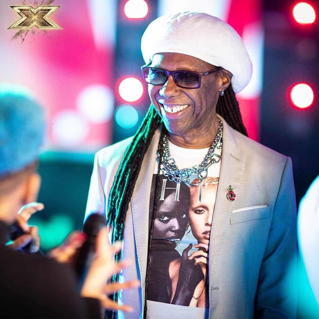 Xファクターさんのインスタグラム写真 - (XファクターInstagram)「#TBT to when Mr @nilerodgers joined us as a Guest Judge on The #XFactor panel last year 🤩」7月25日 18時13分 - thexfactor