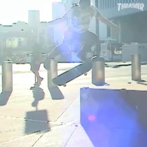 スラッシャーのインスタグラム：「👉🏼 @andawhamybar in @sk8rats ‘Pump on This’ 🎈Playing now at ThrasherMagazine.com」