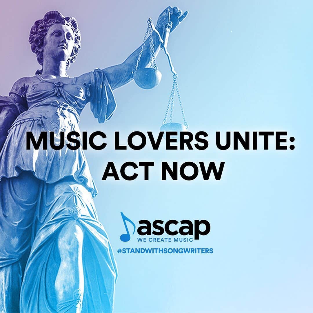 ASCAPさんのインスタグラム写真 - (ASCAPInstagram)「Music moves us forward, but the laws that govern it are stuck in the past. Help us bring music licensing into the digital age. Sign our letter to the #DepartmentOfJustice at the link in our bio #StandwithSongwriters」7月25日 23時51分 - ascap