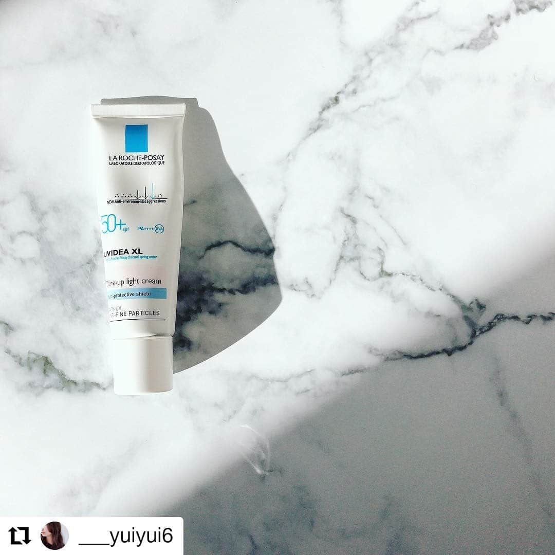 LA ROCHE-POSAY JAPAN ラロッシュポゼのインスタグラム：「#トーンアップUV派 をつけて商品レビューを投稿すると 抽選で毎月10名様に大人気”UVイデア XL プロテクショントーンアップ” が当たるSNSキャンペーンを 8/30(金)まで実施中です！ . @___yuiyui6 さん 素敵な投稿をありがとうございます。 . ぜひみなさまもご参加くださいね♪ . #Repost @___yuiyui6 • • • • • • _ ▶︎ラロッシュポゼ ▷UVイデアXLプロテクショントーンアップ ▶︎SPF50+・PA++++ ▷30ml／3400円 _ 最近リピートしてる化粧下地✨ 保湿効果はばっちりと、 伸びが良いので塗りやすい。 薄づきで圧迫感が無く快適です。 全体的に肌が明るく見え、 ほんのり艶感が嬉しい〜♪ 日焼け止め効果があるのも◎ ほぼ毎日使ってたら ペタンコになってきた笑 そろそろ3本目買おうかな😊 _ _ _ #トーンアップUV派 #ラロッシュポゼ #トーンアップ #化粧下地 #紫外線対策 #スキンケア #スキンケア好きさんと繋がりたい #美容 #美容好きな人と繋がりたい」