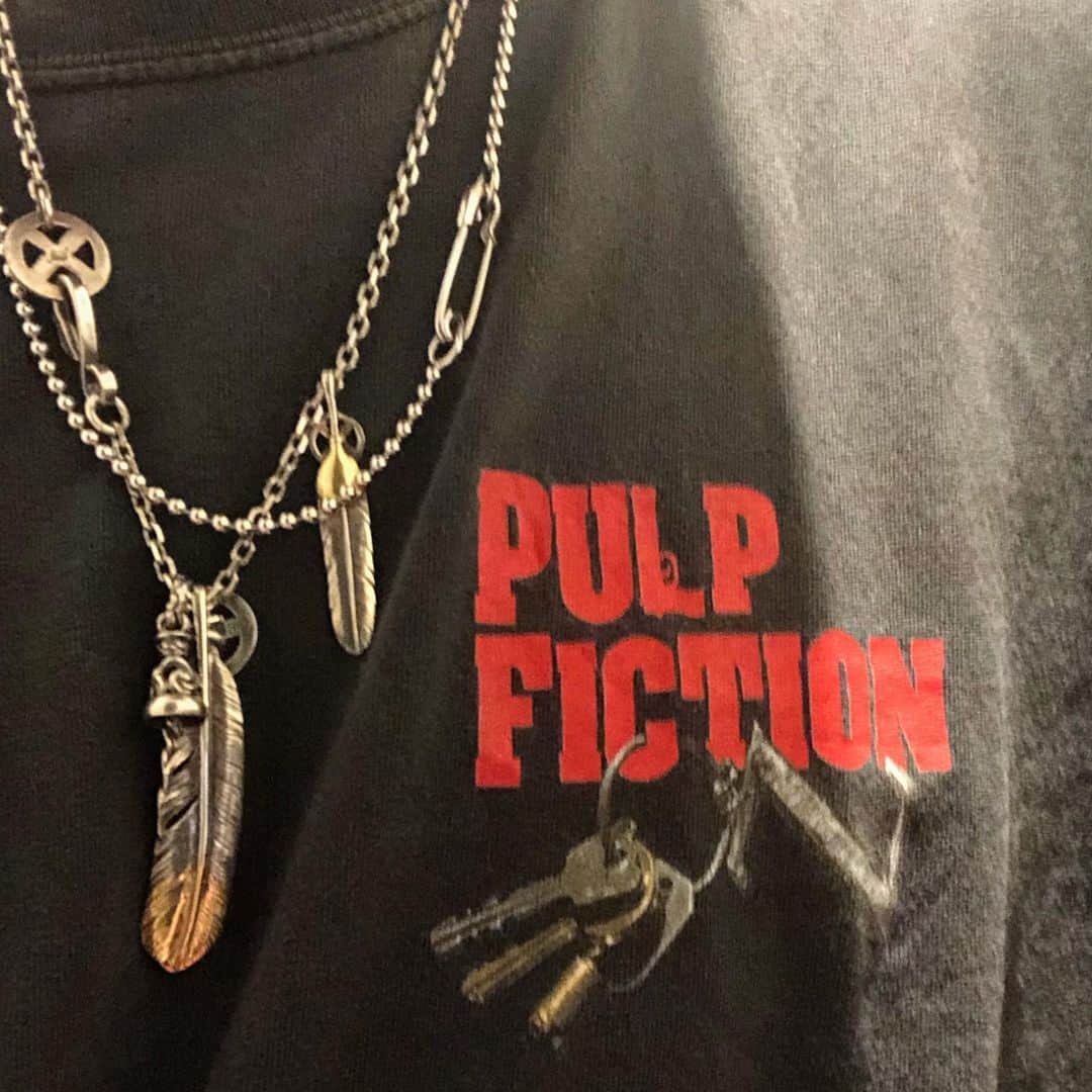 小川哲史のインスタグラム：「🎥💥💥💥 #pulpfiction  #movie #vintage #tshirt」