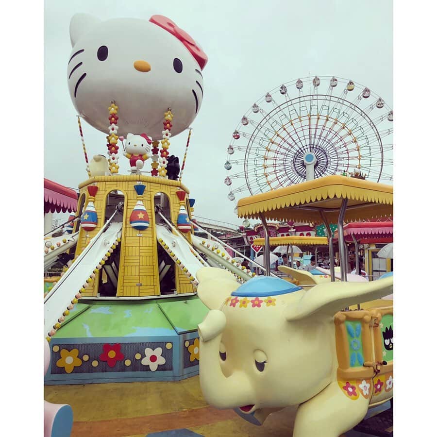 森千波さんのインスタグラム写真 - (森千波Instagram)「(=・◦・=)♡ . . . . #Amusementpark#sanrio#hellokitty #サンリオ#キティちゃん#遊園地#ハーモニーランド#大分」7月25日 19時26分 - 1000wave