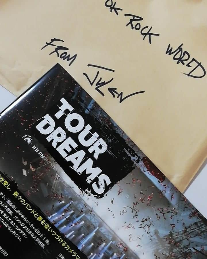 ONE OK ROCK WORLDさんのインスタグラム写真 - (ONE OK ROCK WORLDInstagram)「◆TOUR DREAMS the BOOK by @julenphoto REVIEW ◆  Well-known as one of ONE OK ROCK's regular photographers, many people love his powerful photos with their unique color palettes. Julen has just released his first live photobook yesterday. We're able to look through it ahead of its release and the high quality of the paper and photos were surprising.  This is not just a photobook but a compilation of Julen's life as a photographer who has been shooting the same artists for many years. From powerful live photos to funny ones that put a smile on your face, you can't help but feel excited looking through the book.  As a longtime photographer of ONE OK ROCK, there are many rare and must-see photos for all fans to look forward to. It is recommended to purchase the photobook and see the amazing photos for yourself. You also don't want to miss Julen's hot commentary!  The book is available at Spaceshower, Amazon, Tower Records and HMV, as well as a few other bookstores around Tokyo. If you buy at Spaceshower, you will get free limited edition poster (which is signed by Julen himself!) Meanwhile those who purchase at Tower Records or HMV will get a free limited edition postcard, in which the Tokyo stores will have the books in the actual store, so you can get it directly.  This book contains of 256 pages in total featuring 11 bands, with ONE OK ROCK, Coldrain, SiM, Crossfaith as the main bands featured. Spoiler is... about 50pages are spared for ONE OK ROCK! 😃 ￥2,800 (tax out) All the commentary is written in Japanese. →https://spaceshowerstore.com/detail.php?goods_id=1935 - #tourdreams #julenphoto #towerrecords #spaceshower #oneokrockofficial」7月25日 19時55分 - oneokrockworld