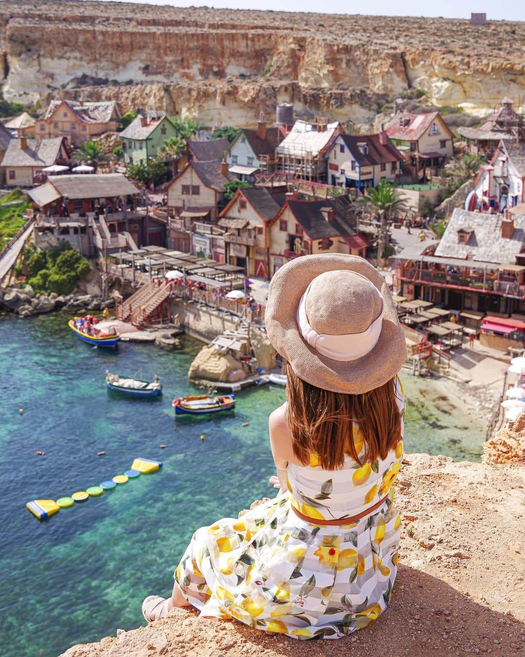 田島知華さんのインスタグラム写真 - (田島知華Instagram)「【Malta🇲🇹Popeye Village】 マルタ旅からちょうど1年。 島内を色々めぐったのですが、こんなところにも行きました😊 マルタ島にあるポパイヴィレッジは 映画『ポパイ』実写版の舞台。 可愛い村と透き通る海はマルタ観光に欠かせません♪ 意外とガイドブックにはあまり載っていないので 要チェックです🔎 Copyright © TAJIHARU  PENTAX K-1 MarkⅡ HD PENTAX-D FA 28-105mmF3.5-5.6ED DC WR _ #たじはるトリップ #TAJIHARU_malta #マルタ #ポパイビレッジ #女子旅 #旅ガール #海外ひとり旅ガールの便利帖 #田島知華 #たじはる #トラベルフォトライター #カメラ女子 #malta #popeyevillage #europe #igerseurope #igersmalta #topeuropephoto #topmaltaphoto #visitmalta #femmetravel #beautifulmatters #wonderful_places #beautifuldestinations #beautifulplace #earthpix #discoverglobe #discoverearth」7月25日 21時04分 - haruka_tajima