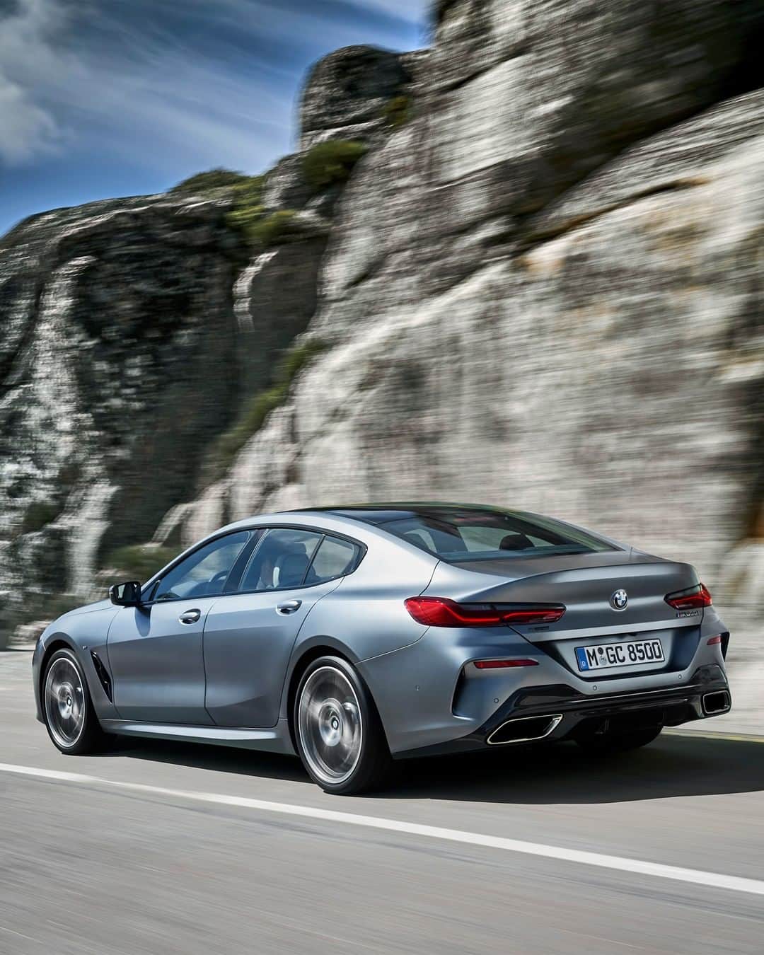 BMWのインスタグラム：「Luxury ahead of its time. The BMW 8 Series Gran Coupé. #THE8 #BMW #8Series __ BMW M850i xDrive Gran Coupé: Fuel consumption in l/100 km (combined): 10.0 - 9.9. CO2 emissions in g/km (combined): 229 - 226. The values of fuel consumptions, CO2 emissions and energy consumptions shown were determined according to the European Regulation (EC) 715/2007 in the version applicable at the time of type approval. The figures refer to a vehicle with basic configuration in Germany and the range shown considers optional equipment and the different size of wheels and tires available on the selected model. The values of the vehicles are already based on the new WLTP regulation and are translated back into NEDC-equivalent values in order to ensure the comparison between the vehicles. [With respect to these vehicles, for vehicle related taxes or other duties based (at least inter alia) on CO2-emissions the CO2 values may differ to the values stated here.] The CO2 efficiency specifications are determined according to Directive 1999/94/EC and the European Regulation in its current version applicable. The values shown are based on the fuel consumption, CO2 values and energy consumptions according to the NEDC cycle for the classification. For further information about the official fuel consumption and the specific CO2 emission of new passenger cars can be taken out of the „handbook of fuel consumption, the CO2 emission and power consumption of new passenger cars“, which is available at all selling points and at https://www.dat.de/angebote/verlagsprodukte/leitfaden-kraftstoffverbrauch.html.」